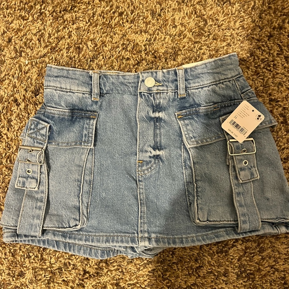 Free People Cargo Skort